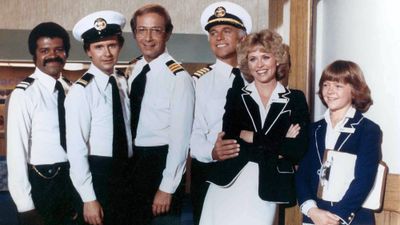 The cast of the original "Love Boat" TV series.