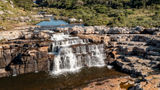 Guests can swim at a number of nearby waterfalls when staying at GweGwe Beach Lodge in the Mkambati Nature Reserve, South Africa.