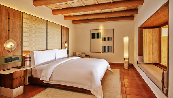 All guestrooms and suites at the St. Regis Punta Mita have been given a more modern, neutral color palette.