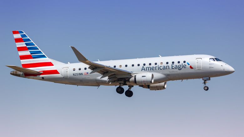 American will use an Embraer 175 plane on its Miami-South Caicos route.