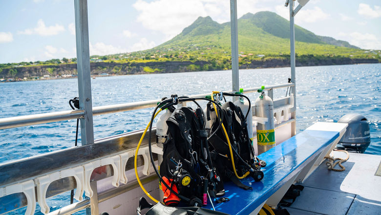 The new Statia Divers by Golden Rock Resort takes divers into the protected St. Eustatius National Marine Park.