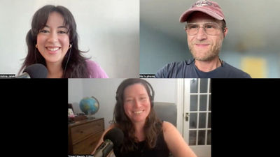 Clockwise from top left: Christina Jelski of Travel Weekly; Nicolas Graf of New York University's Jonathan Tisch Center of Hospitaltiy; and Rebecca Tobin of Travel Weekly.