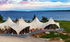 The Under Canvas Acadia, located near Acadia National Park in Maine. Hyatt Hotels Corp. has announced a new alliance with Under Canvas, integrating the glamping brand's 13 outdoor resorts into its loyalty program.