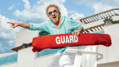 Sammy Hagar performed a surprise set at the opening of Sammy's Island at Palms Pool in Las Vegas.