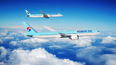 Korean Air took delivery its first Boeing 787-10 Dreamliner, which has its new business-class cabin.