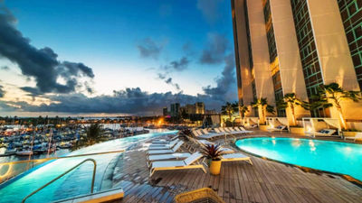 The pool at the Prince Waikiki. The hotel has curated a $25,000 Valentine's Day package that is over the top. It can be booked from now until Feb. 29 for travel through Dec. 20.