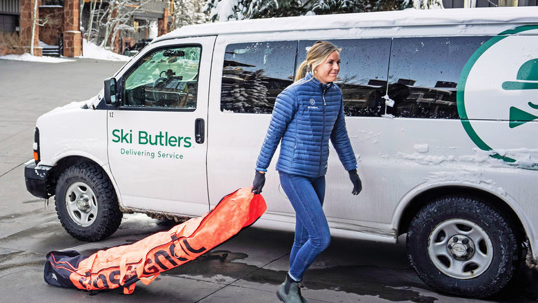 Ski Butlers delivers ski and snowboard equipment to guests' accommodations, where the gear is also fitted and can be swapped out.