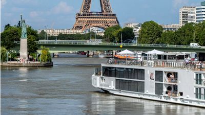 A Viking Longship in Paris.